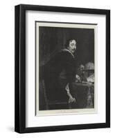 A Portrait of an Artist-Sir Anthony Van Dyck-Framed Giclee Print