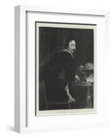 A Portrait of an Artist-Sir Anthony Van Dyck-Framed Giclee Print