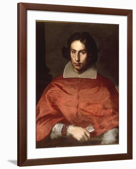 A Portrait of Cardinal Antonio Barberini-Simone Cantarini-Framed Giclee Print