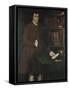 A Portrait of Charles Church Chandler in the Library-Winthrop Chandler-Framed Stretched Canvas