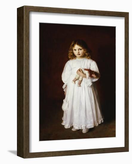 A Portrait of Dorothy-Edwin Harris-Framed Giclee Print