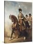 A Portrait of General Fleury on Horseback-Alfred Dedreux-Stretched Canvas