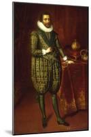 A Portrait of James I of England and VI of Scotland-Paul van Somer-Mounted Giclee Print