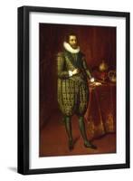 A Portrait of James I of England and VI of Scotland-Paul van Somer-Framed Premium Giclee Print