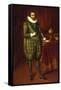 A Portrait of James I of England and VI of Scotland-Paul van Somer-Framed Stretched Canvas