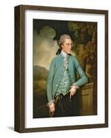 A Portrait of John Mortlock of Cambridge and Abington Hall-John Downman-Framed Giclee Print