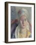 A Portrait of Julia Strachey, 1928-Dora Carrington-Framed Giclee Print