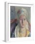 A Portrait of Julia Strachey, 1928-Dora Carrington-Framed Giclee Print