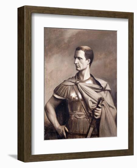 A Portrait of Julius Ceaser, Half-Length-Jean Leon Gerome-Framed Giclee Print