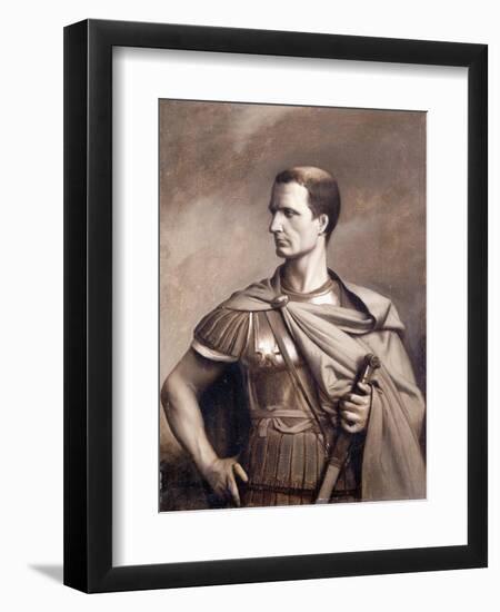 A Portrait of Julius Ceaser, Half-Length-Jean Leon Gerome-Framed Giclee Print