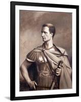 A Portrait of Julius Ceaser, Half-Length-Jean Leon Gerome-Framed Giclee Print