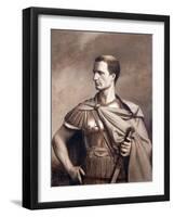 A Portrait of Julius Ceaser, Half-Length-Jean Leon Gerome-Framed Giclee Print