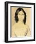 A Portrait of Maria Francesca Rossetti (1827-1876), 1839-40 (Pencil and W/C on Card)-Filippo Pistrucci-Framed Giclee Print