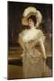 A Portrait of Mrs, 1901-Jean Joseph Benjamin Constant-Mounted Giclee Print