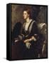 A Portrait of Mrs Archibald Milman, 1877-Edward John Poynter-Framed Stretched Canvas