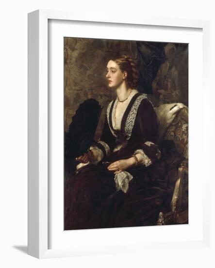 A Portrait of Mrs Archibald Milman, 1877-Edward John Poynter-Framed Giclee Print