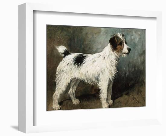 A Portrait of Nettle, a Terrier-John Emms-Framed Giclee Print