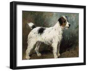 A Portrait of Nettle, a Terrier-John Emms-Framed Giclee Print
