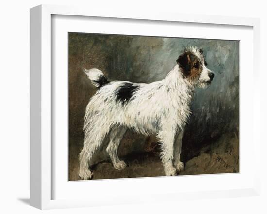 A Portrait of Nettle, a Terrier-John Emms-Framed Giclee Print