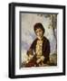 A Portrait of Nina-Francisco Oller-Framed Giclee Print