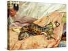 A Portrait of Sarah Bernhardt, Reclining in a Chinois Interior-Georges Marie Rochegrosse-Stretched Canvas