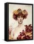 A Portrait of Sarah Bernhardt-Louise Abbema-Framed Stretched Canvas