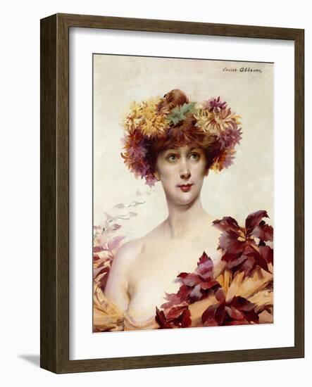 A Portrait of Sarah Bernhardt-Louise Abbema-Framed Giclee Print