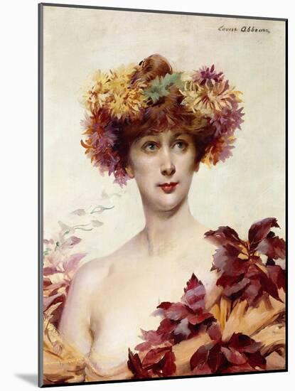 A Portrait of Sarah Bernhardt-Louise Abbema-Mounted Giclee Print