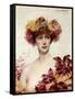 A Portrait of Sarah Bernhardt-Louise Abbema-Framed Stretched Canvas