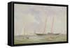 A Portrait of the 110 Ton Royal Yacht Squadron Schooner 'Viking' Off the Needles, 1863-Charles Jones-Framed Stretched Canvas