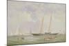 A Portrait of the 110 Ton Royal Yacht Squadron Schooner 'Viking' Off the Needles, 1863-Charles Jones-Mounted Giclee Print