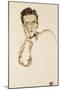 A Portrait of the Art Dealer Paul Wengraf, 1917-Egon Schiele-Mounted Giclee Print