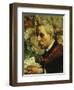 A Portrait of the Artist's Father-Antonio Mancini-Framed Giclee Print