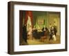 A Portrait of the Schram Family, 1829-Emilius Baerentzen-Framed Giclee Print