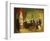 A Portrait of the Schram Family, 1829-Emilius Baerentzen-Framed Giclee Print