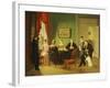 A Portrait of the Schram Family, 1829-Emilius Baerentzen-Framed Giclee Print