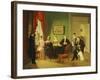 A Portrait of the Schram Family, 1829-Emilius Baerentzen-Framed Giclee Print