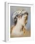 A Portrait Study of a Young Girl in Profile to the Right-Jacques Andre Portail-Framed Giclee Print