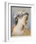 A Portrait Study of a Young Girl in Profile to the Right-Jacques Andre Portail-Framed Giclee Print