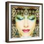 A Portrait with Layers from Water Reflection-Alaya Gadeh-Framed Photographic Print