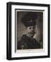 A Portrait-Rembrandt van Rijn-Framed Giclee Print