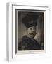 A Portrait-Rembrandt van Rijn-Framed Giclee Print