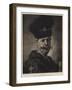 A Portrait-Rembrandt van Rijn-Framed Giclee Print