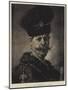 A Portrait-Rembrandt van Rijn-Mounted Giclee Print