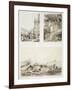 A Portuguese Church and a Chinese Street at Macao-Auguste Borget-Framed Giclee Print