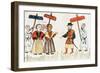 A Portuguese Merchant Being Greeted by His Indian Household, 16th, Biblioteca Casanatense, Rome-null-Framed Giclee Print