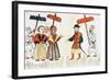 A Portuguese Merchant Being Greeted by His Indian Household, 16th, Biblioteca Casanatense, Rome-null-Framed Giclee Print