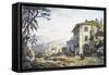 A Post-House Near Florence-William Marlow-Framed Stretched Canvas