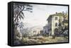 A Post-House Near Florence-William Marlow-Framed Stretched Canvas