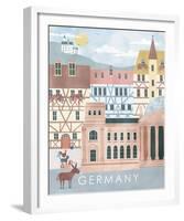 A Postcard From Germany-Clara Wells-Framed Giclee Print